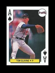 Tom Glavine [Ace of Spades] Baseball Cards 1991 U.S. Playing Card All Stars Prices