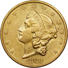 1860 [PROOF] Coins Liberty Head Gold Double Eagle Prices