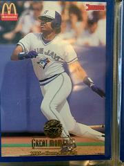1986 HR KING #2 Baseball Cards 1993 Donruss McDonald's Toronto Blue Jays Great Moments Prices