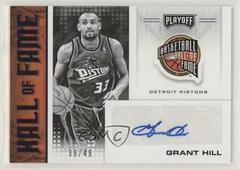 Grant Hill [Blue] #HOF-GHL Basketball Cards 2020 Panini Chronicles Hall of Fame Autographs Prices