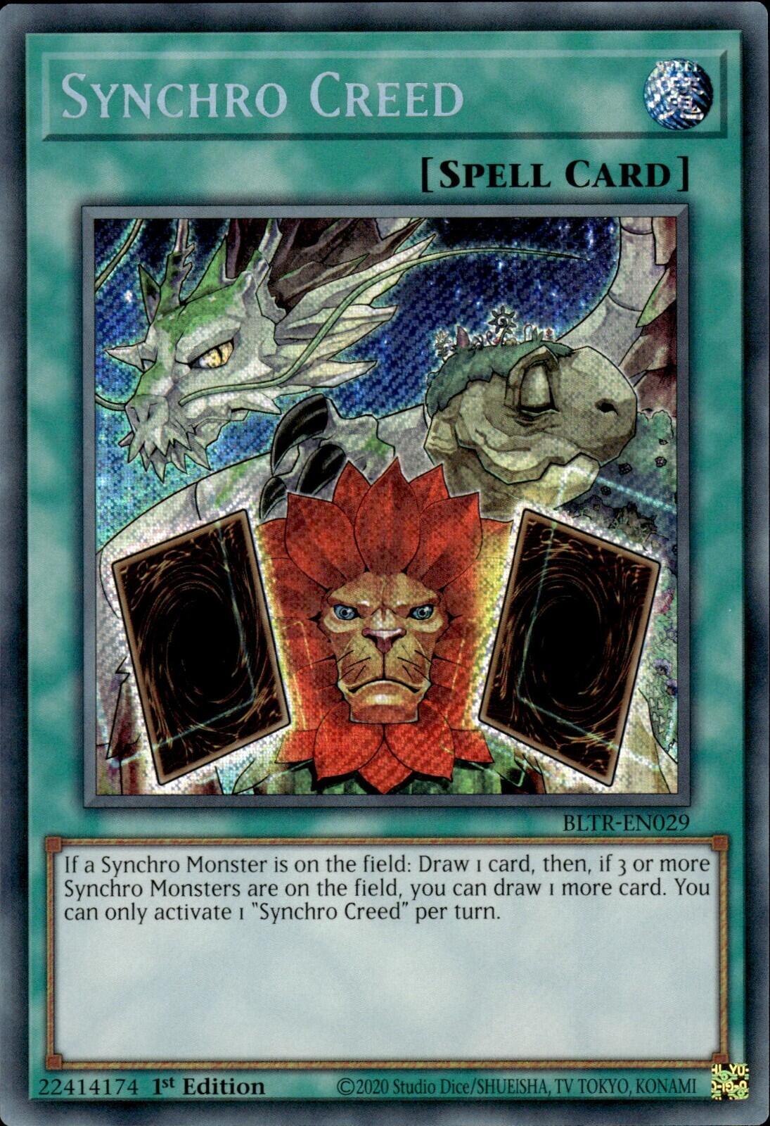 Synchro Creed BLTR-EN029 YuGiOh Battles of Legend: Terminal Revenge