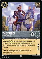 The Prince - Never Gives Up [Foil] Lorcana Rise of the Floodborn Prices