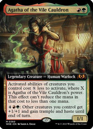 Agatha of the Vile Cauldron [Extended Art] #360 Magic Wilds of Eldraine