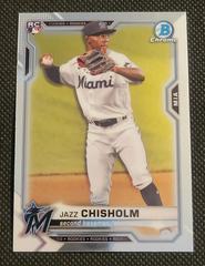Jazz Chisholm #57 Baseball Cards 2021 Bowman Chrome Prices