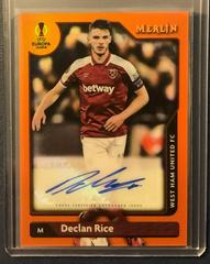 Declan Rice [Orange] #A-DR Soccer Cards 2021 Topps Merlin Chrome UEFA Autographs Prices