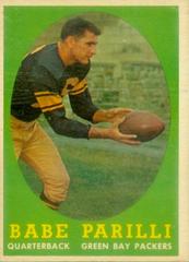 Babe Parilli Football Cards 1958 Topps Prices