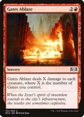Gates Ablaze [Foil] Magic Ravnica Allegiance Prices