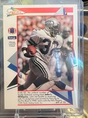 John L. Williams #49 Football Cards 1991 Pacific Flash Cards Prices