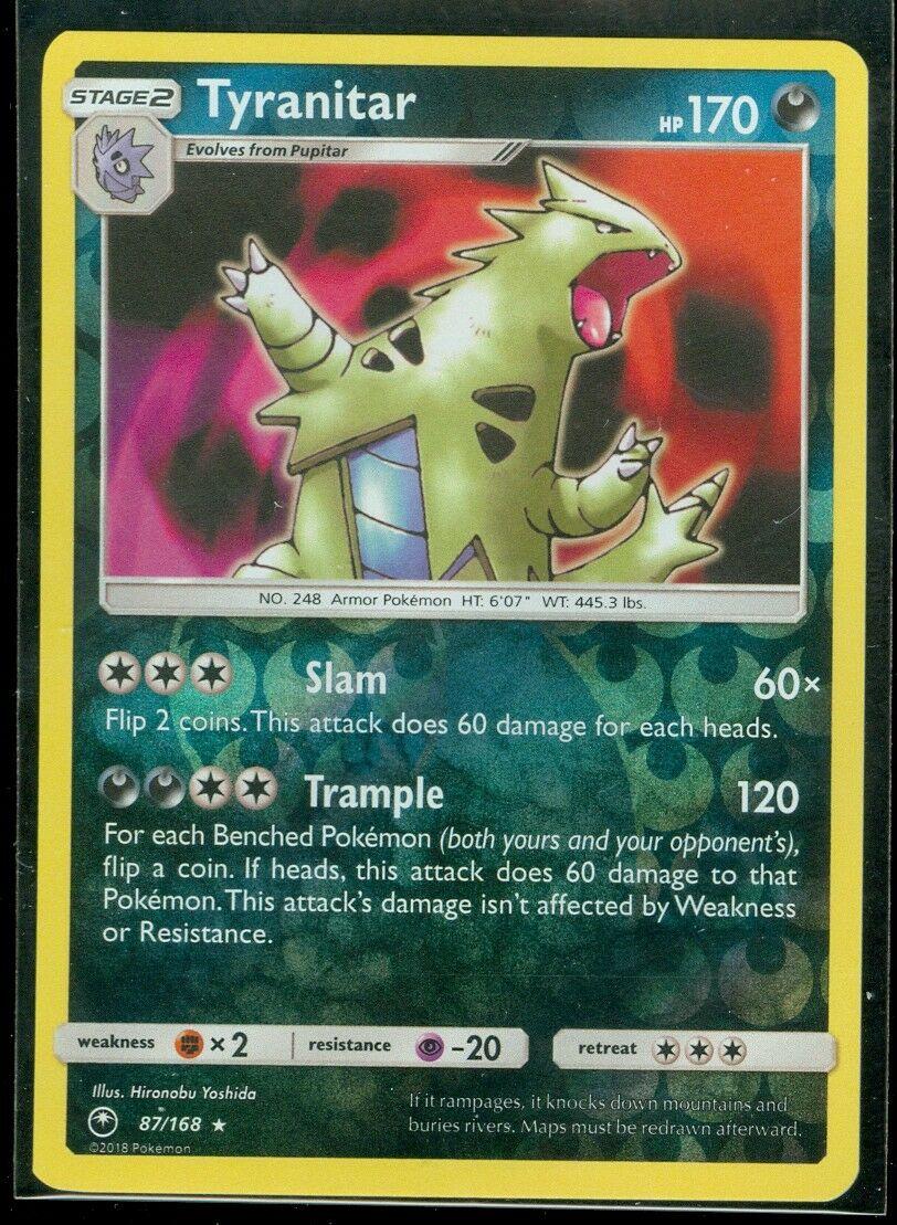 Tyranitar [Reverse Holo] #87 Prices | Pokemon Celestial Storm | Pokemon ...