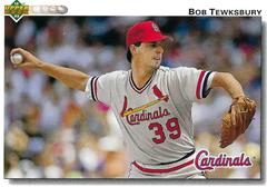 Bob Tewskbury #512 Baseball Cards 1992 Upper Deck Prices