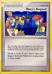 Mary's Request [Reverse Holo] Pokemon Unseen Forces Prices