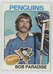 Bob Paradise Hockey Cards 1975 Topps Prices