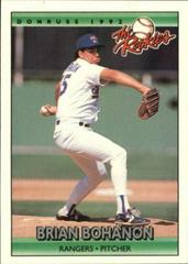 Brian Bohanon #11 Baseball Cards 1992 Panini Donruss Rookies Prices