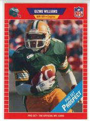 Gizmo Williams [Football Misspelled] #535 Football Cards 1989 Pro Set Prices