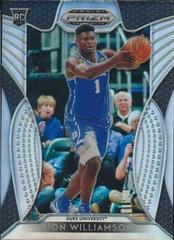 Zion Williamson [Silver Prizm] Basketball Cards 2019 Panini Prizm Draft Picks Prices