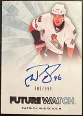 Patrick Wiercioch [Autograph] Hockey Cards 2011 SP Authentic Prices