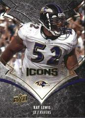 Ray Lewis #7 Football Cards 2008 Upper Deck Icons Prices