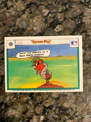 Back | The Diamond And The Gruff, Squeeze Play Baseball Cards 1990 Upper Deck Comic Ball