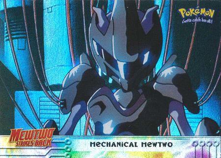 Mechanical Mewtwo [Rainbow Foil] #6 Pokemon 1999 Topps Movie