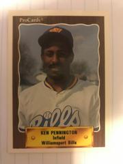 Ken Pennington #1065 Baseball Cards 1990 Procards Prices