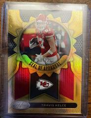 Travis Kelce [Gold] #4 Football Cards 2022 Panini Certified Seal of Approval Prices