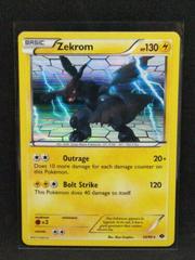 Game Card: Zekrom EX (Pokémon TCG(Black & White - Next Destinies Set)  Col:PKM-NXD-EN097
