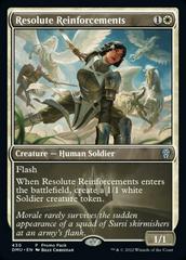 Resolute Reinforcements [Promo] #430 Magic Dominaria United Prices