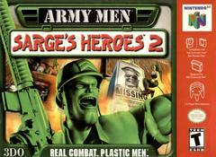 Army Men Sarge'S Heroes 2 - Front | Army Men Sarge's Heroes 2 [Gray Cart] Nintendo 64
