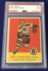 Bob Armstrong #3 Hockey Cards 1957 Topps Prices
