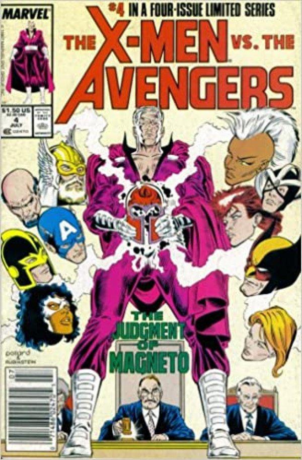 The X-Men Vs. The Avengers [Newsstand] #4 (1987) Comic Books The X-Men vs. The Avengers