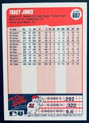 Outfield | Tracy Jones Baseball Cards 1990 Fleer