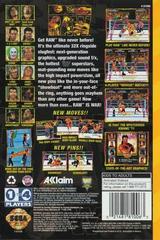 WWF Raw - Back | WWF Raw Sega 32X