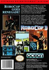 RoboCop 3 - Back | RoboCop 3 NES
