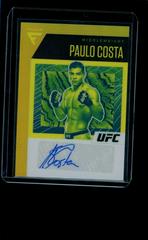 Paulo Costa [Gold] Ufc Cards 2021 Panini Chronicles UFC Flux Auto Prices
