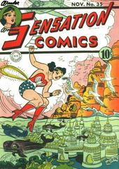 Sensation Comics #35 (1944) Comic Books Sensation Comics Prices