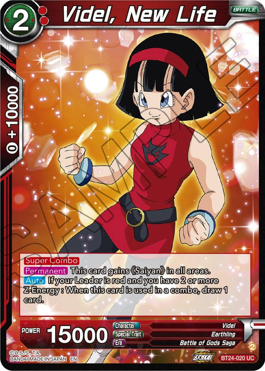 Videl, New Life BT24-020 Dragon Ball Super Beyond Generations