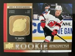 Ty Smith #RR-14 Hockey Cards 2021 Upper Deck Rookie Retrospective Prices