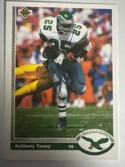 Anthony Toney #252 Football Cards 1991 Upper Deck Prices