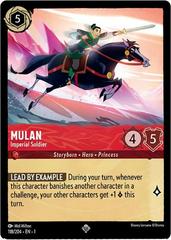 Mulan - Imperial Soldier [Foil] #118 Lorcana First Chapter Prices