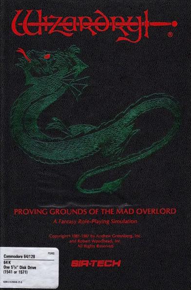 Wizardry: Proving Grounds of the Mad Overlord Commodore 128