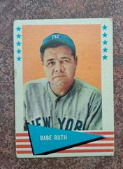 Babe Ruth #75 Baseball Cards 1961 Fleer Prices