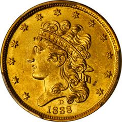 1838 D [HM-1] Coins Classic Head Half Eagle Prices