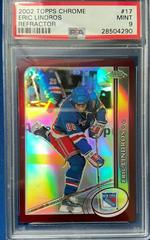 Eric Lindros [Refractor] Hockey Cards 2002 Topps Chrome Prices