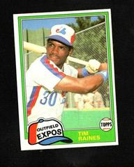 Tim Raines [Traded] Baseball Cards 1981 Topps Prices