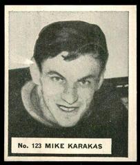 Mike Karakas #123 Hockey Cards 1937 V356 World Wide Gum Prices