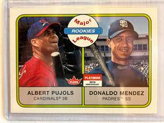 A.Pujols, D.Mendez #301 Baseball Cards 2001 Fleer Platinum Prices