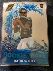 Malik Willis #RW-MW Football Cards 2022 Panini Zenith Rookie Wave Prices
