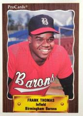 Frank Thomas #1116 Baseball Cards 1990 Procards Prices