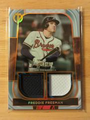 Freddie Freeman [Orange] Baseball Cards 2022 Topps Tribute Dual Relics Prices