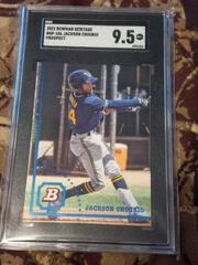 Jackson Chourio Baseball Cards 2022 Bowman Heritage Paper Prospects Prices